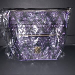 Haunted Mansion Wallpaper purple & black version Dooney & Bourke crossbody bag